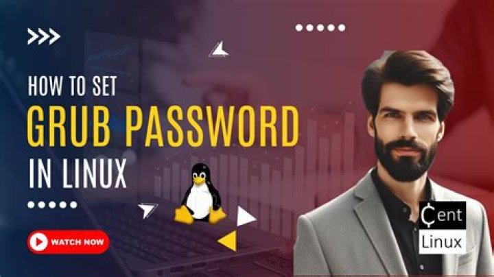 How to set Grub Password [duplicate]