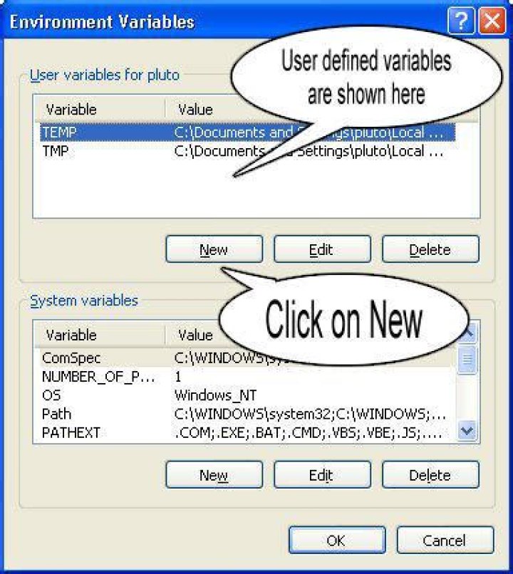 How to set the environment variables for Java in Windows