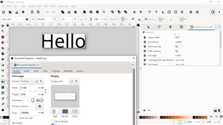 How to set the LaTeX font size in inkscape?