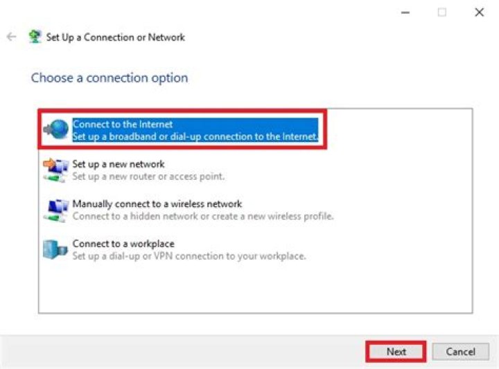 How to set up a broadband connection