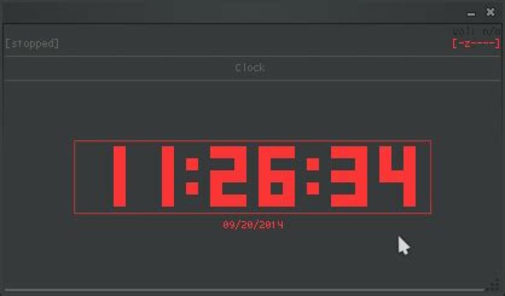 How to show a running clock in terminal before the command prompt