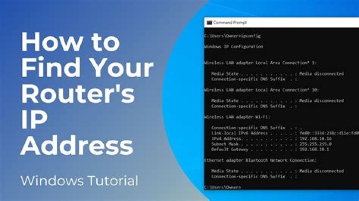 How to show (just) the IP address of my router?