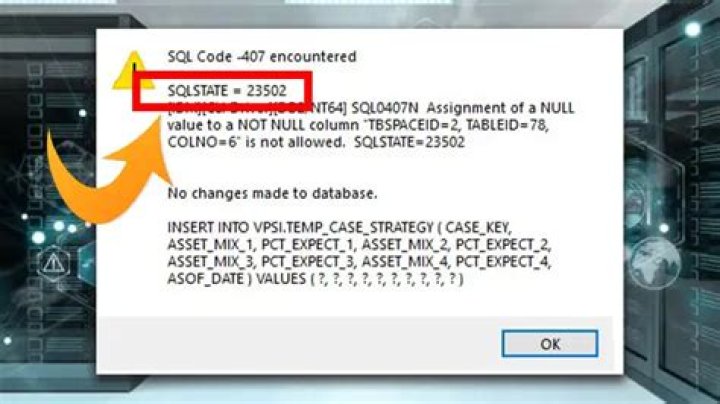 How to solve DB2 SQL Error: SQLCODE=-407, SQLSTATE=23502 [closed]