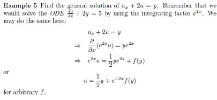 How to solve the PDE using direct integration or separation of variables