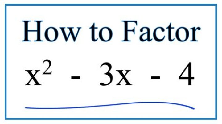how to solve $x^2 = 3x + 4$