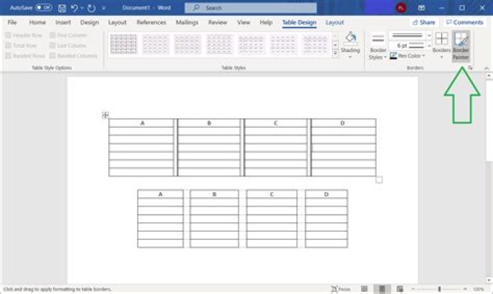 How to split table vertically in MS Word?