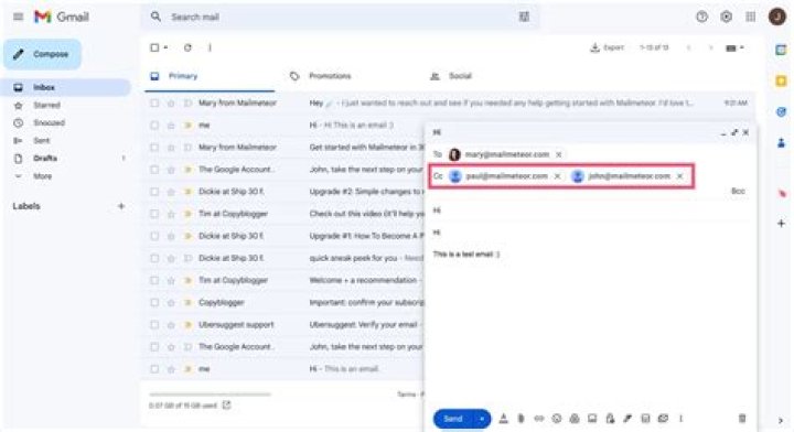 How to to populate the From, To, Cc of an email from a template?