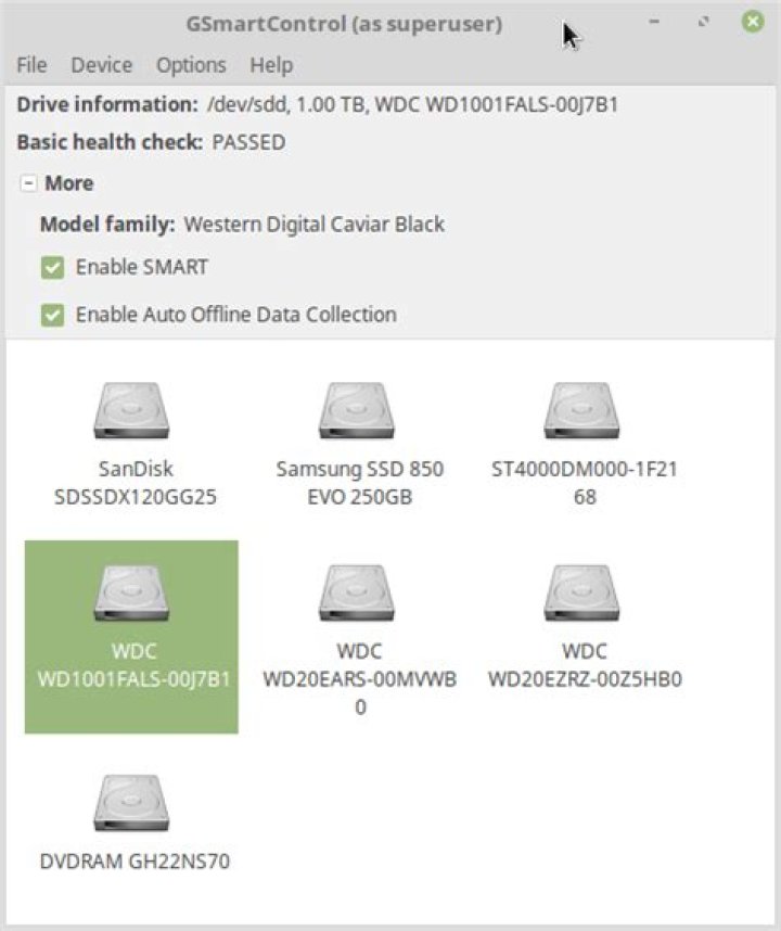 How to trigger Offline data collection with Smartmontools?