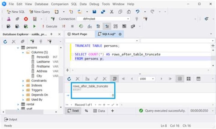 How to truncate a Postgresql's table from JDBC
