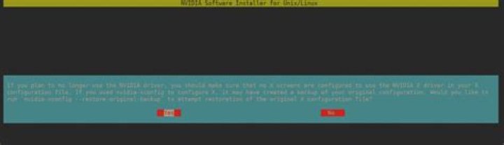 How to uninstall manually installed Nvidia drivers?