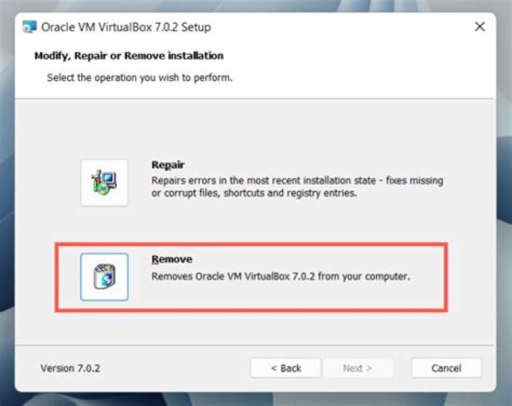 How to uninstall Virtualbox on windows10?