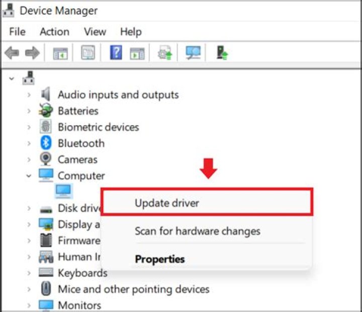 How to update a device driver?