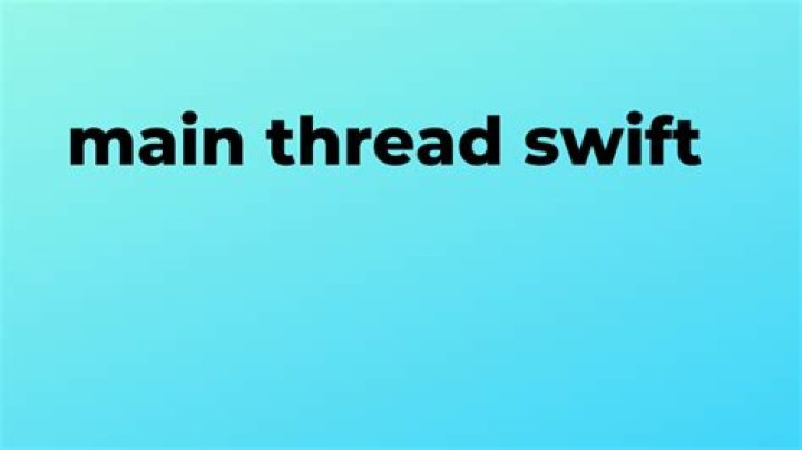 How to use background thread in swift?