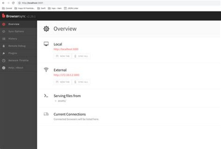 How to use BrowserSync in a headless environment?