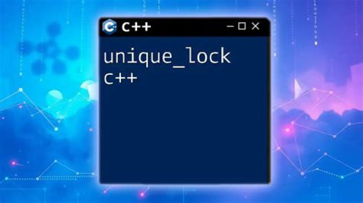 How to use/create unique_lock in c++?