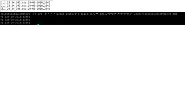 how to use gsub function awk to replace characters with empty value