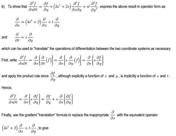 How to use product rule in multivariable calculus when transforming between different coordinate systems?