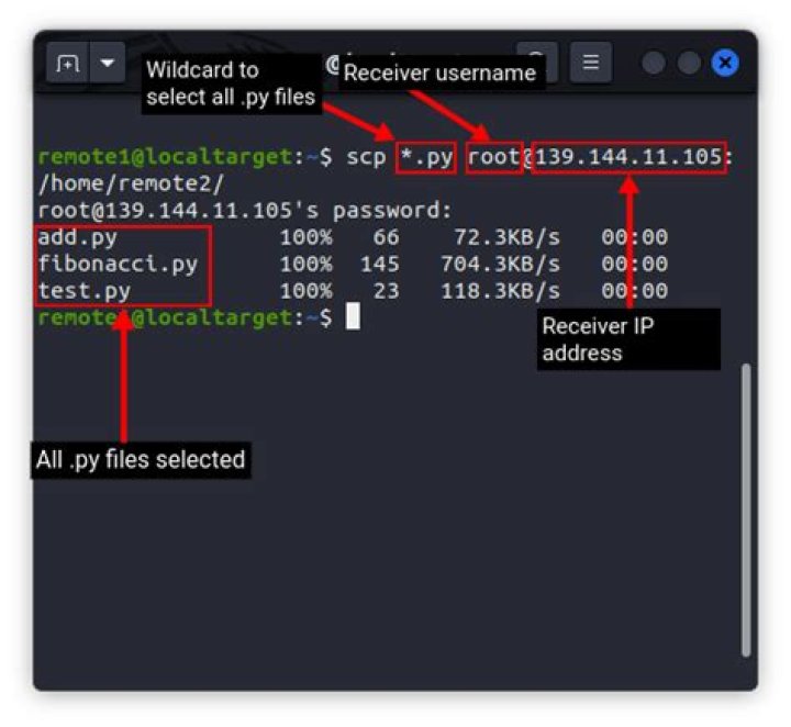 How to use scp to transfer files between ubuntu and windows10?
