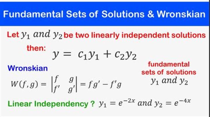 How to use the Wronskian to find the in homogeneous solution of an ODE?