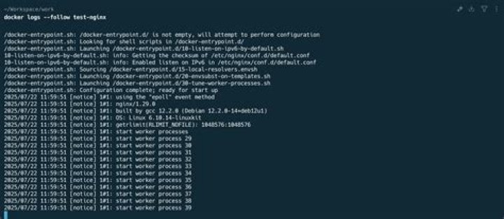 How to view logs for a docker image?