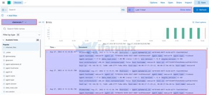 How to view results of last clamscan scan?