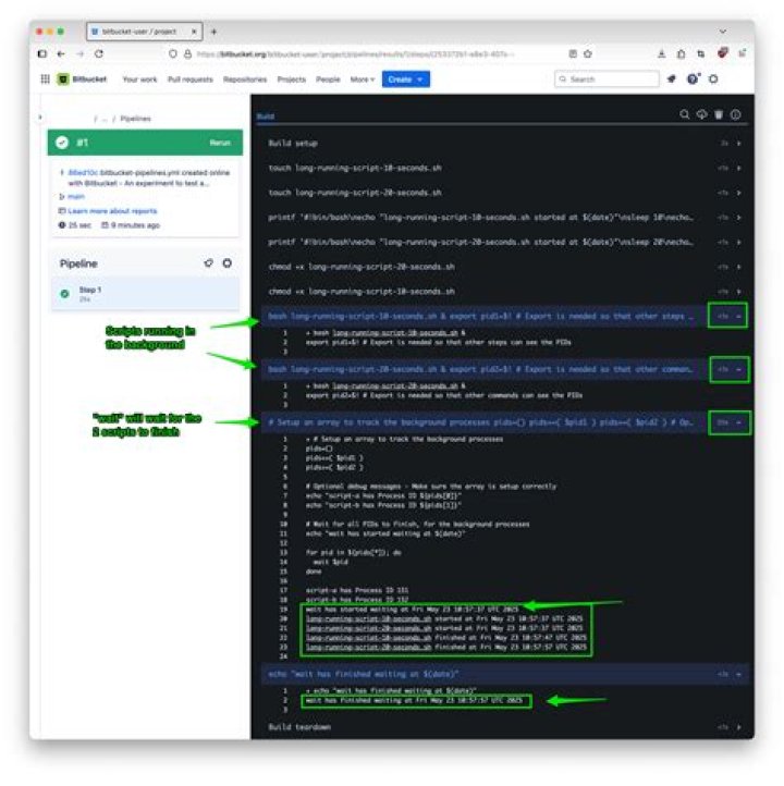 How to wait in bash for several subprocesses to finish, and return exit code !=0 when any subprocess ends with code !=0?