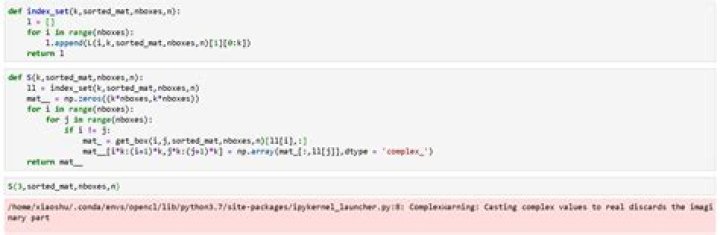 How to work out ''ComplexWarning: Casting complex values to real discards the imaginary part''?