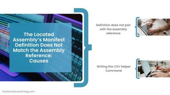HRESULT: 0x80131040: The located assembly's manifest definition does not match the assembly reference