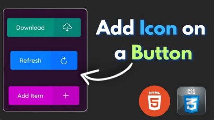 HTML/CSS - Adding an Icon to a button