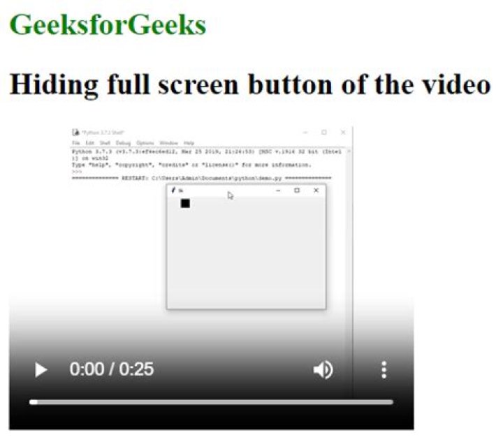 HTML5 Video Replay Button Hide at Start