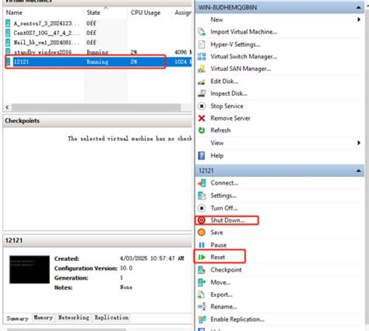 Hyper-V VM fail with at end of iSCSI boot