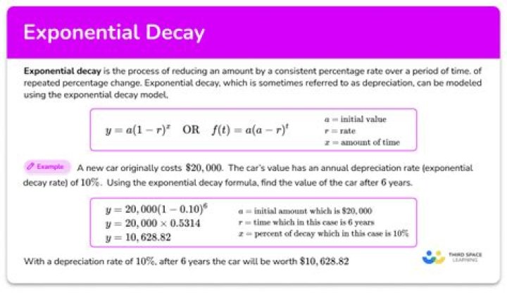 I'm given an exponential decay equation but only given the half life, time and new value help?