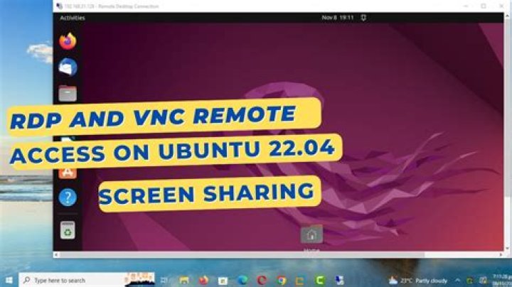 I'm looking for a VNC or RDP Ubuntu to Ubuntu setup that logs into current user session