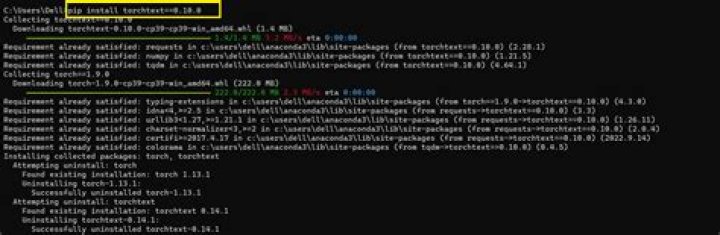 I am trying to import:from torchtext.legacy.data import Field, BucketIterator,Iterator,data, but get error 'No module named 'torchtext.legacy'
