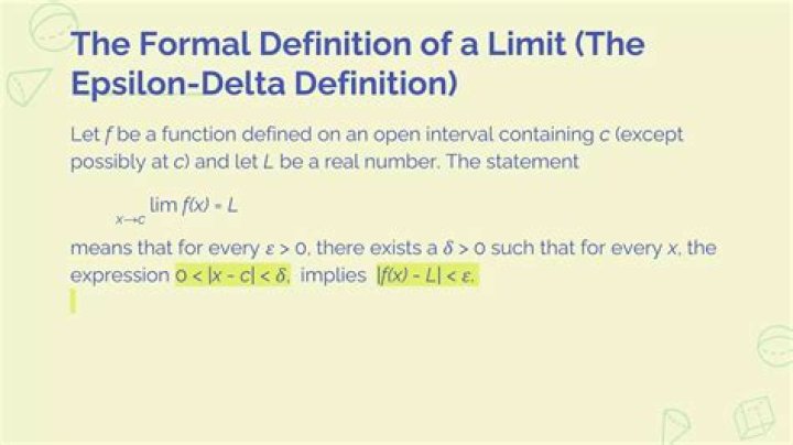 I need help understanding the formal definition of a limit