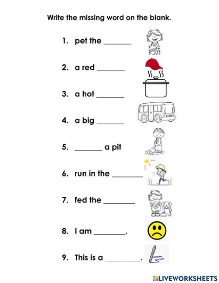 Identify Location Within the Sentence where the Missing Word Belongs