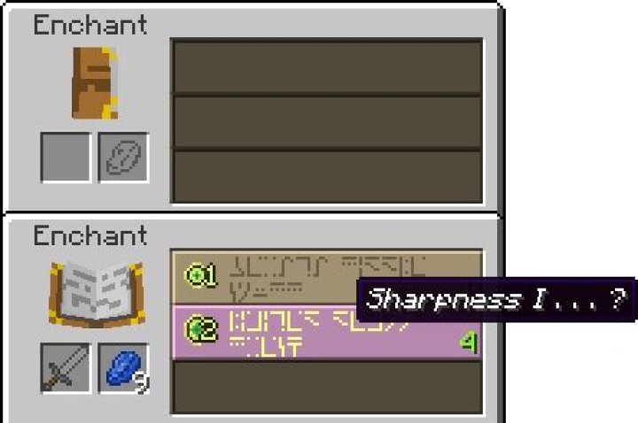 Identifying enchantment before doing the actual enchantment