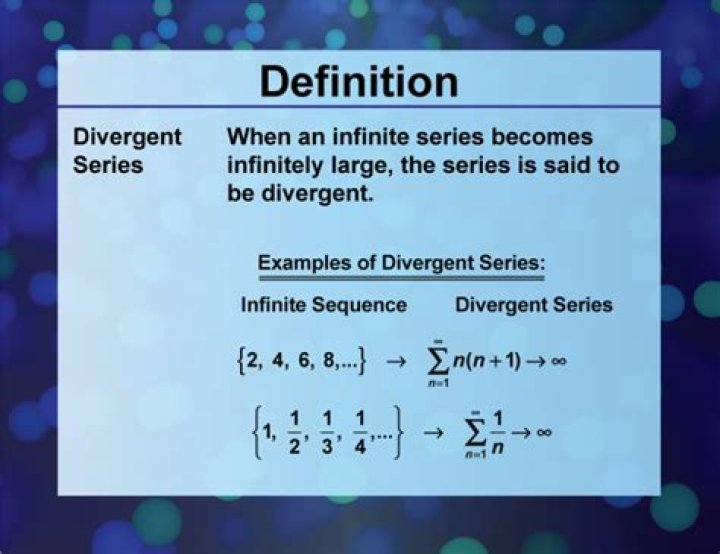 If a part of the series diverges, does the whole diverge?