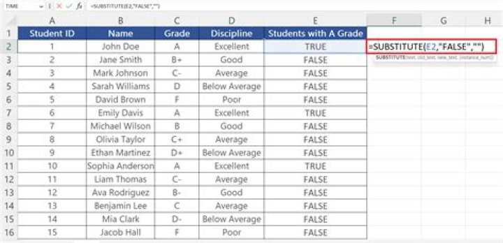 IF statement: how to leave cell blank if condition is false (