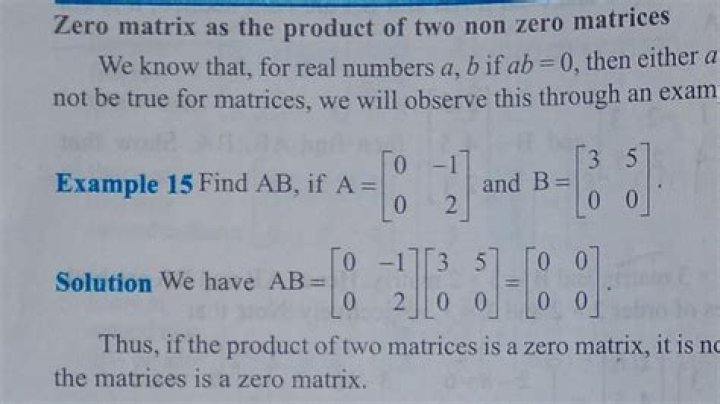 If the product of two non-zero square matrices is zero, then both factors must be singular.