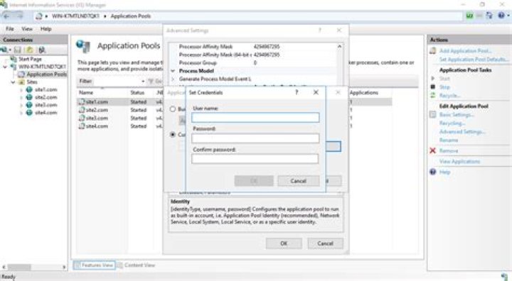 IIS AppPool administrator