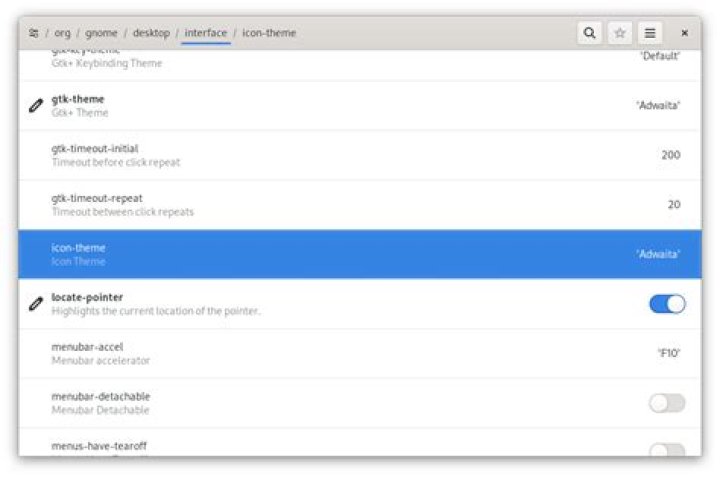 image of dconf-editor and unity-greeter settings