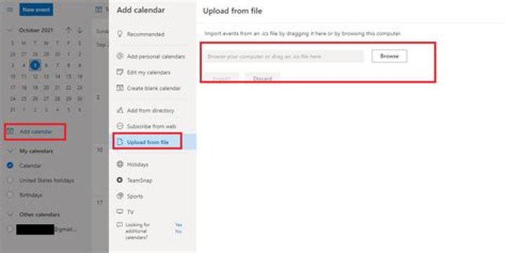 Import event from ics into Outlook