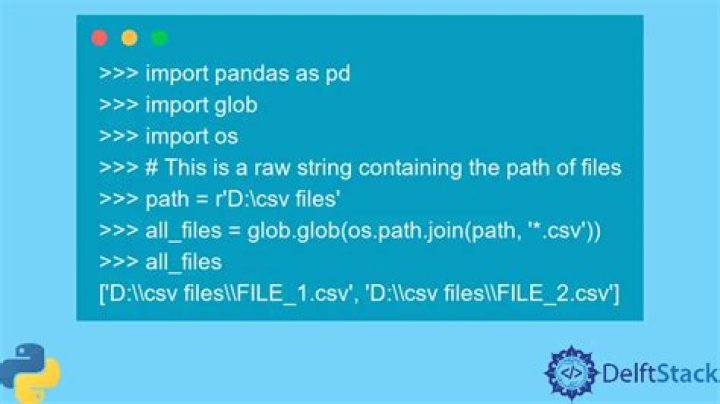 Import multiple csv files into pandas and concatenate into one DataFrame