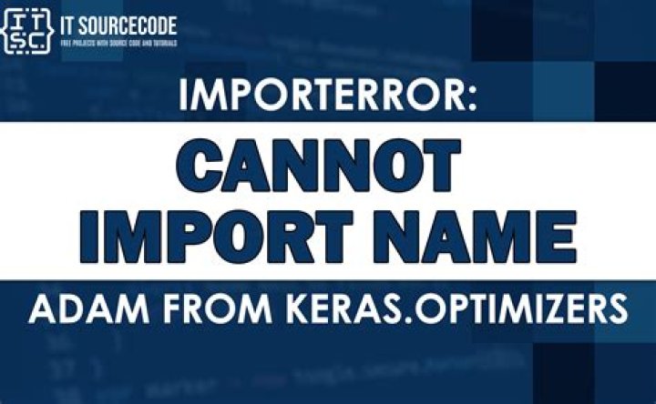 ImportError: cannot import name 'adam' from 'keras.optimizers'