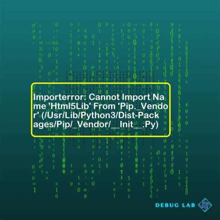 ImportError: cannot import name 'html5lib' from 'pip._vendor' (/usr/lib/python3/dist-packages/pip/_vendor/__init__.py) [duplicate]