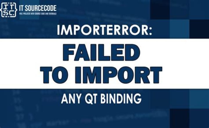 ImportError: Failed to import any qt binding