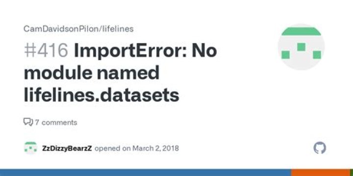 ImportError: No module named datasets