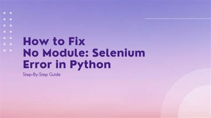 ImportError: No module named selenium