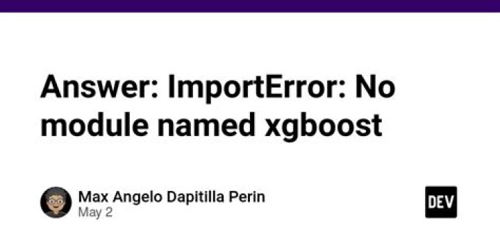 ImportError: No module named xgboost
